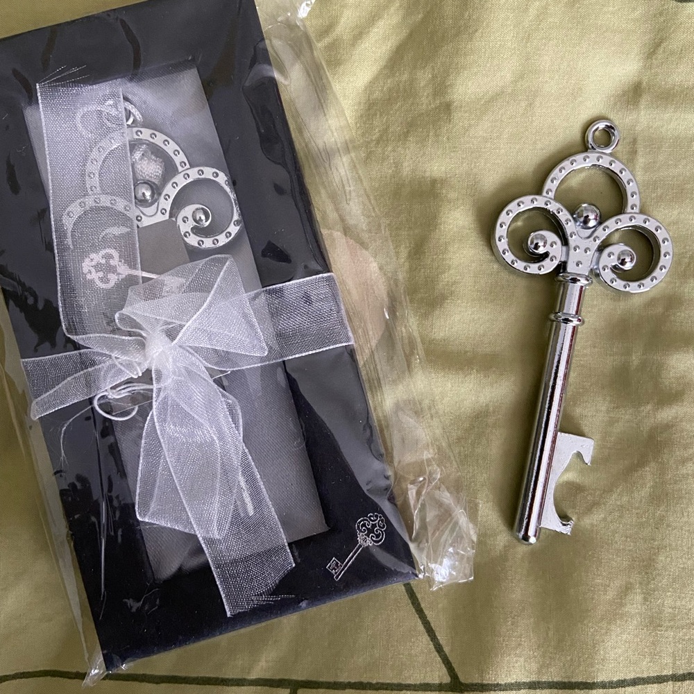 Key bottle opener favors